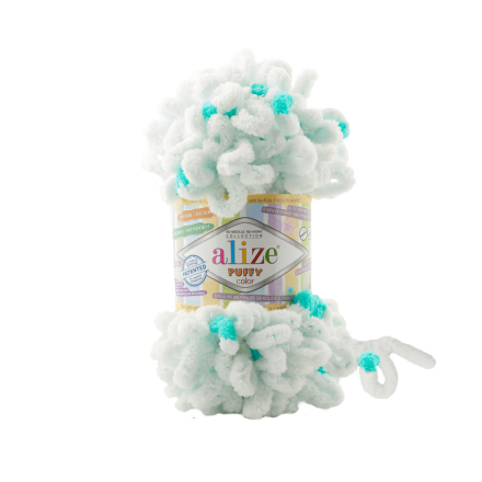 Puffy Color (Alize) 6473 принт, пряжа 100г