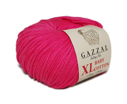 Baby Cotton XL (Gazzal) 3461 мальва, пряжа 50г