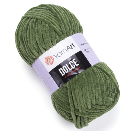 Dolce (Yarnart) 797 болотный, пряжа 100г
