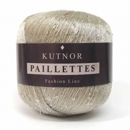 Paillettes (Kutnor) 161 св.бежевый, пряжа 50г