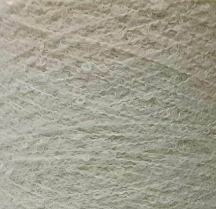 Boucle Wool (Китай) 210 кремовый, пряжа бобинная китайская 1г