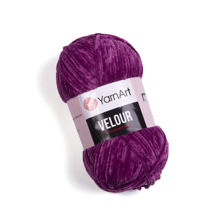 Velour (Yarnart) 855 т.фуксия, пряжа 100г