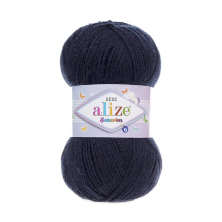 Sekerim Bebe (Alize) 58 т.синий, пряжа 100г