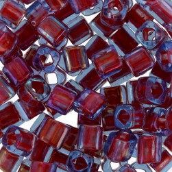 TOHO CUBE 3 мм 0304 красный, бисер 5 г (Япония)