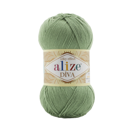 Diva (Alize) 852 полынь, пряжа 100г