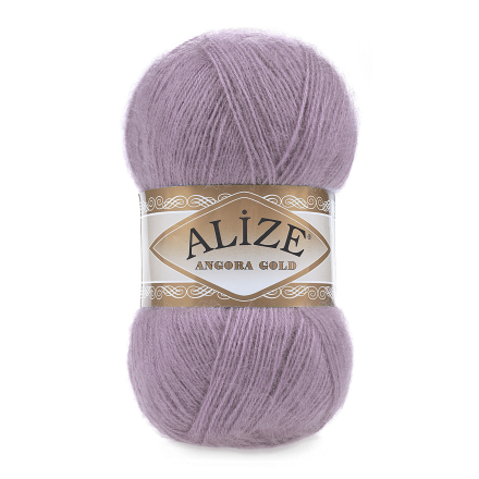 Angora Gold (Alize) 312 лиловый, пряжа 100г