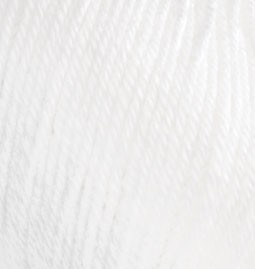 Baby Wool (Alize) 55 белый, пряжа 50г