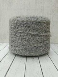 Boucle Wool (Китай) 220 серый, пряжа бобинная китайская 1г