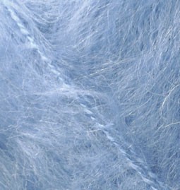 Mohair classik (Alize) 40 голубой, пряжа 100г