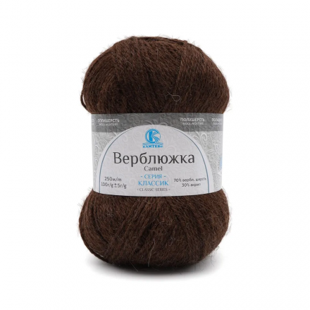 Верблюжка (Камтекс) 121 коричневый, пряжа 100г