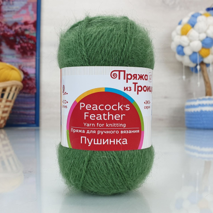 Пушинка (ТКФ) 117 киви, пряжа 50г