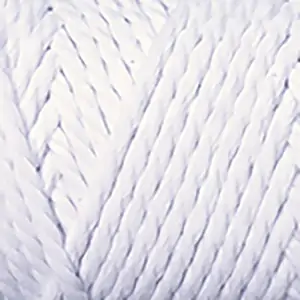 Macrame rope (Yarnart) 751 белый, пряжа 250г