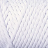 Macrame rope (Yarnart) 751 белый, пряжа 250г
