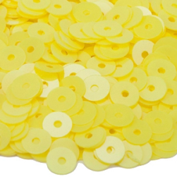 2134 цв.Giallo Limone, пайетки итальянские 3мм 3г