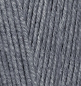 Cotton Gold Hobby New (Alize) 87 тём.серый, пряжа 50г