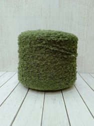 Boucle Wool (Китай) 230 зеленый, пряжа бобинная китайская 1г