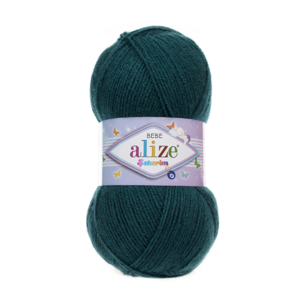 Sekerim Bebe (Alize) 212 морская волна, пряжа 100г