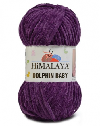 Dolphin Baby (Himalaya) 80328 баклажан, пряжа 100г