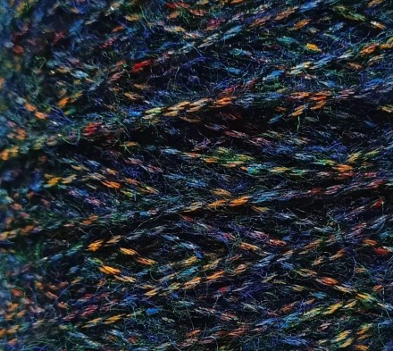 Muffin (lineapiu) 84458 синий, пряжа бобинная итальянская 1г