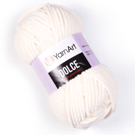 Dolce (Yarnart) 745 молочный, пряжа 100г