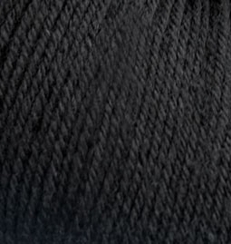 Baby Wool (Alize) 60 черный, пряжа 50г