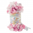 Puffy Color (Alize) 6370 розово-белый, пряжа 100г