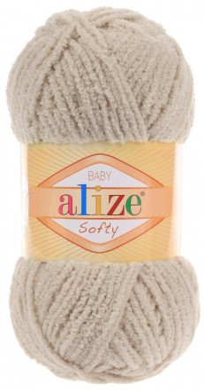 Softy (Alize) 115 св.бежевый, пряжа 50г