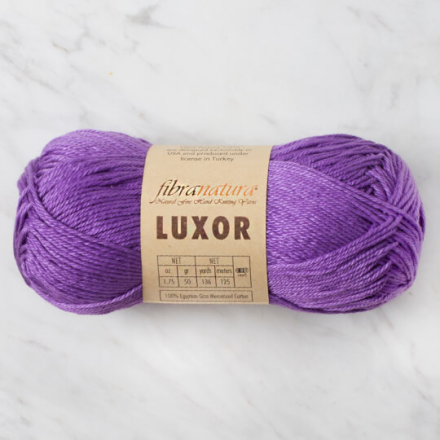 Luxor Fibra (Fibra Natura) 10 тёмн.сирень, пряжа 50г