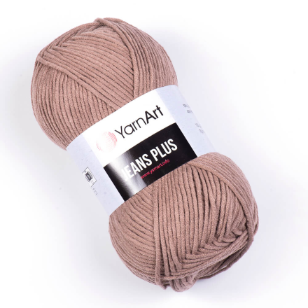 Jeans Plus (Yarnart) 71 какао, пряжа 100г