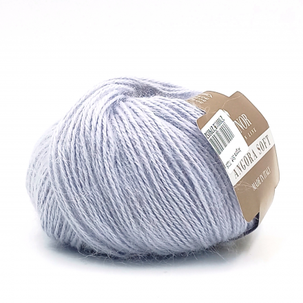 Angora Soft (Kutnor) 7225 светлая сирень, пряжа 25г