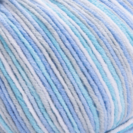 Jeans Soft Colors (Yarnart) 6203 бело-голубой, пряжа 50г