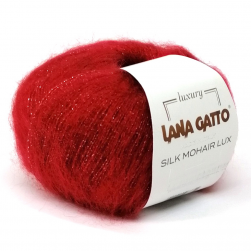 Silk Mohair Lux (Lana Gatto) 6026 т.красный, пряжа 25г