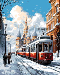 PNB/PL-270 &quot;В центре города&quot; картина по номерам