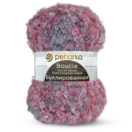 Буклированная (Пехорка) 1590 чувство вкуса, пряжа 200г