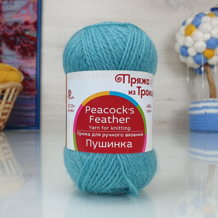 Пушинка (ТКФ) 752 дым.бирюзовый, пряжа 50г