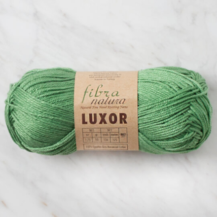 Luxor Fibra (Fibra Natura) 16 зелёный, пряжа 50г