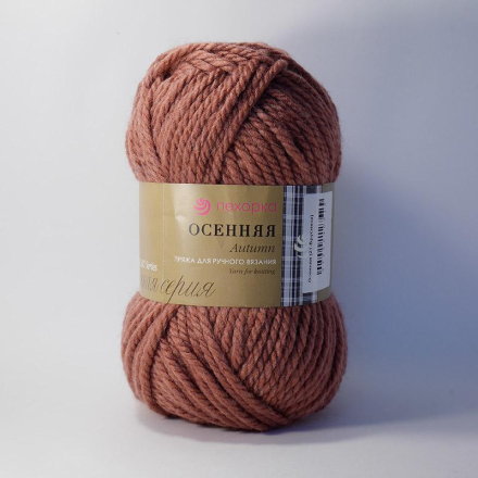 Осенняя (Пехорка) 21 брусника пряжа 200г