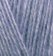 Angora Gold (Alize) 203 джинсовый меланж, пряжа 100г