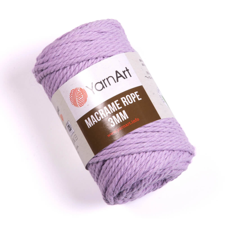 Macrame rope (Yarnart) 765 сирень, пряжа 250г
