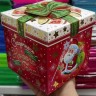 6939026 "Новогодний подарок" коробка складная рифлёная 21х15х5 см