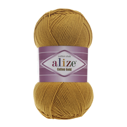 Cotton Gold (Alize) 02 шафран, пряжа 100г