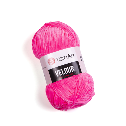 Velour (Yarnart) 860 яр.розовый, пряжа 100г