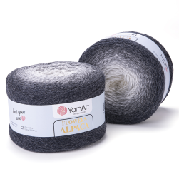 Flowers Alpaca (Yarnart) 410, пряжа 250 г