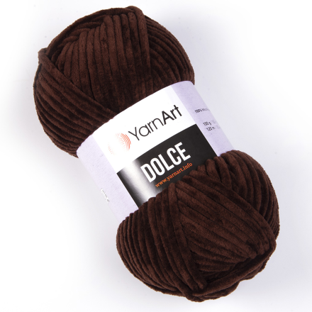 Dolce (Yarnart) 775 шоколад, пряжа 100г