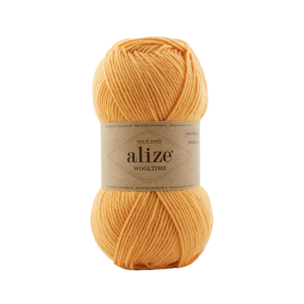 Wooltime (Alize) 423 тосканский жёлтый, пряжа 100г