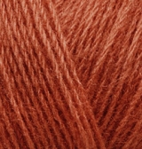 Angora Gold (Alize) 36 терракот, пряжа 100г