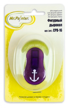 CPB-16 19 &quot;Якорь&quot; фигурный дырокол 1,6 см