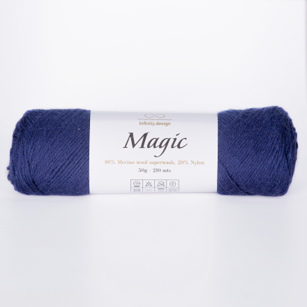 Magic (Infinity) 5575 синий, пряжа 50г
