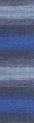 Superlana Klasik Batik (Alize) 4761 серый голубой, пряжа 100г