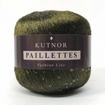 Paillettes (Kutnor) 110 болотный, пряжа 50г
